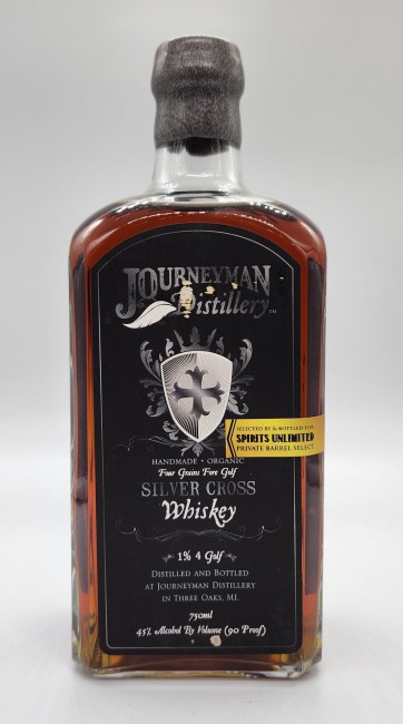 Journeyman Distillery Four Grains for Golf Silver Cross Whiskey